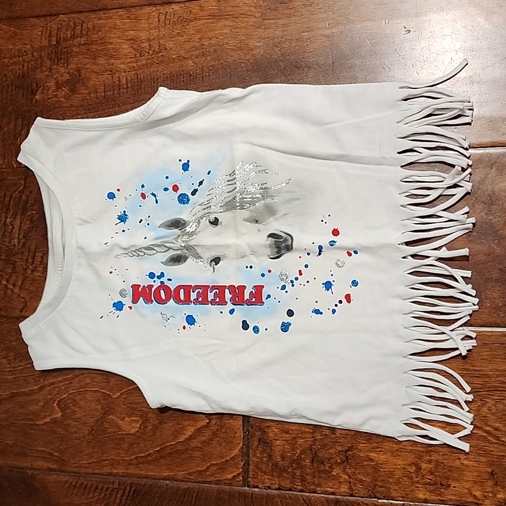 Girls Patriotic/4th of July Unicorn Outfit - Picture 3 of 10